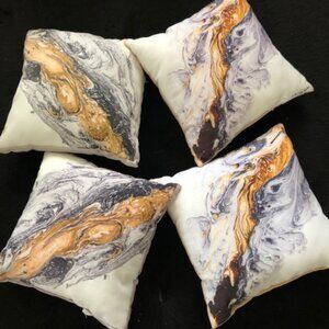 4 Sunbrella Pillows 13 x 13